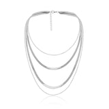 Boho Multilayer Stainless Steel Snake Chain Portrait Engraved Coin Butterfly Pendant Thick Clavicle Necklaces Set Girl Jewelry daiiibabyyy