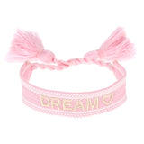 Boho Tassel Friendship Bracelet for Women Men Handmade Knotted Rope Adjustable Anklet Lucky Jewelry Forever Friendship Witness daiiibabyyy