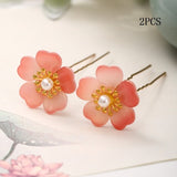 3 Pcs/Set Hair Sticks Delicate Hairpins Handmade White Flower Headpieces for Women Girls Bride Noiva Wedding Party Hair Jewelry daiiibabyyy