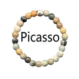 Bohemian Handmade Natural Stone Freshwater Pearl Rings Women with Stainless Steel Bead Stretch Rope Wedding Ring Adjustable daiiibabyyy