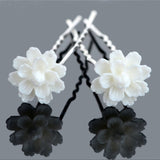 20pc Wedding Bridal Pearl Rose Flower Hair Pins Clips Crystal Rhinestone Hairpins Bridesmaid Hair Accessories daiiibabyyy