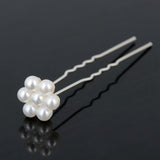 20pc Wedding Bridal Pearl Rose Flower Hair Pins Clips Crystal Rhinestone Hairpins Bridesmaid Hair Accessories daiiibabyyy
