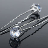 20pc Wedding Bridal Pearl Rose Flower Hair Pins Clips Crystal Rhinestone Hairpins Bridesmaid Hair Accessories daiiibabyyy