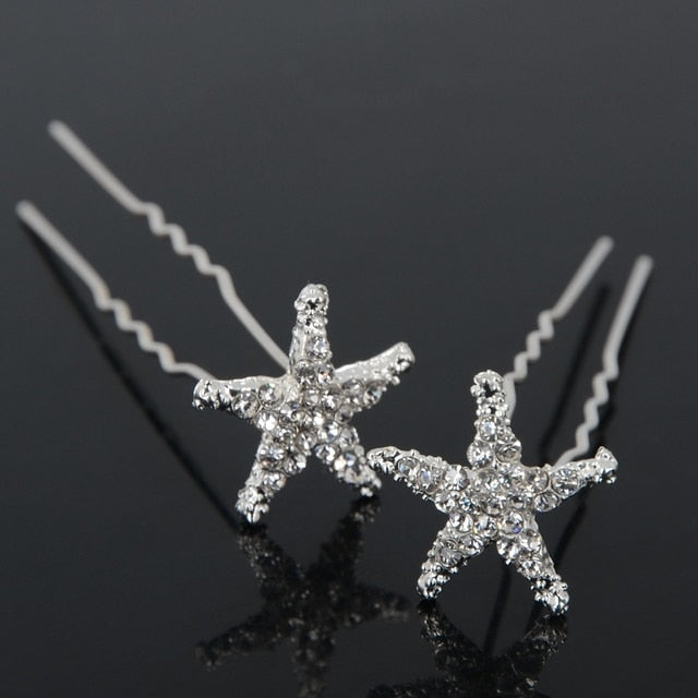 20pc Wedding Bridal Pearl Rose Flower Hair Pins Clips Crystal Rhinestone Hairpins Bridesmaid Hair Accessories daiiibabyyy
