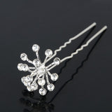 20pc Wedding Bridal Pearl Rose Flower Hair Pins Clips Crystal Rhinestone Hairpins Bridesmaid Hair Accessories daiiibabyyy