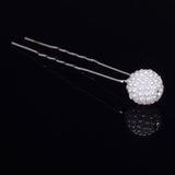 20pc Wedding Bridal Pearl Rose Flower Hair Pins Clips Crystal Rhinestone Hairpins Bridesmaid Hair Accessories daiiibabyyy