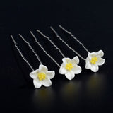 20pc Wedding Bridal Pearl Rose Flower Hair Pins Clips Crystal Rhinestone Hairpins Bridesmaid Hair Accessories daiiibabyyy