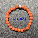 Bohemian Handmade Natural Stone Rings Women with Stainless Steel Bead Multi Color Stretch Rope Party Gifts Ring Adjustable daiiibabyyy