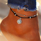 Boho Style Star Anklet Fashion Multilayer Foot Chain 2021 Handcuffs Ankle For Women Bracelet Beach Accessories Gift цепочка daiiibabyyy
