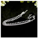 Bohemian Crystal Beads Multilayer Chain Anklet Leg Bracelet Fashion Anklet Ladies Charm Foot Jewelry Chains daiiibabyyy
