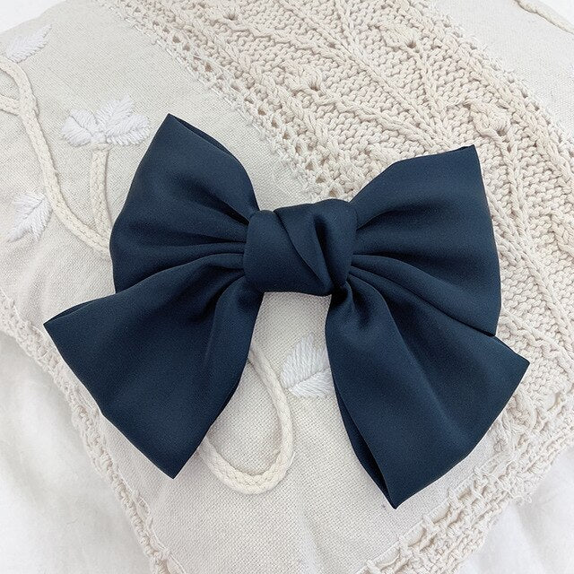 Big Bows Barrette Headband Fabric Elastic Hair Bands Women Girls Hair Accessories Fashion Korean Hair Clip Accessories daiiibabyyy