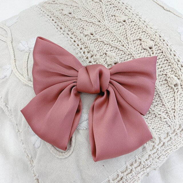 Big Bows Barrette Headband Fabric Elastic Hair Bands Women Girls Hair Accessories Fashion Korean Hair Clip Accessories daiiibabyyy