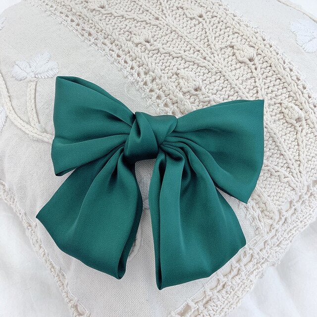 Big Bows Barrette Headband Fabric Elastic Hair Bands Women Girls Hair Accessories Fashion Korean Hair Clip Accessories daiiibabyyy