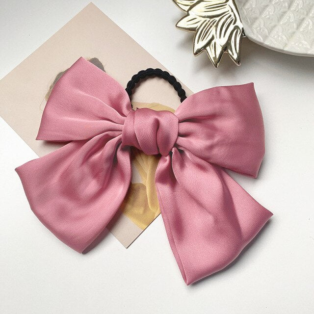 Big Bows Barrette Headband Fabric Elastic Hair Bands Women Girls Hair Accessories Fashion Korean Hair Clip Accessories daiiibabyyy