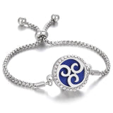 Aromatherapy Bracelet Diffuser Jewelry Christmas Adjustable Chain Tree of life Flower Aroma Braceles Perfume Locket Bracelet daiiibabyyy