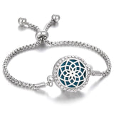 Aromatherapy Bracelet Diffuser Jewelry Christmas Adjustable Chain Tree of life Flower Aroma Braceles Perfume Locket Bracelet daiiibabyyy