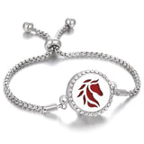 Aromatherapy Bracelet Diffuser Jewelry Christmas Adjustable Chain Tree of life Flower Aroma Braceles Perfume Locket Bracelet daiiibabyyy