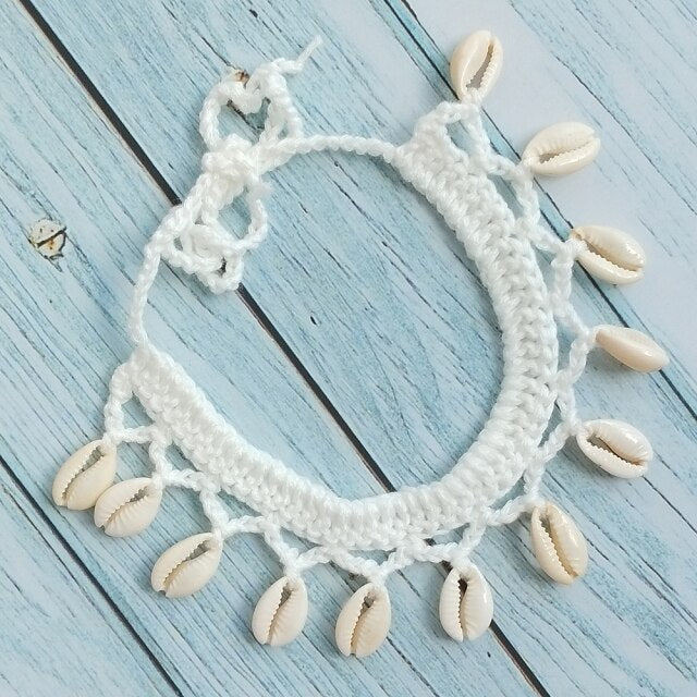 Buy 2 Get 20% Off Summer Women Simple Seashell Anklet Chain Crochet Bohemian Foot Jewelry Beach Anklets On Foot Bracelets daiiibabyyy