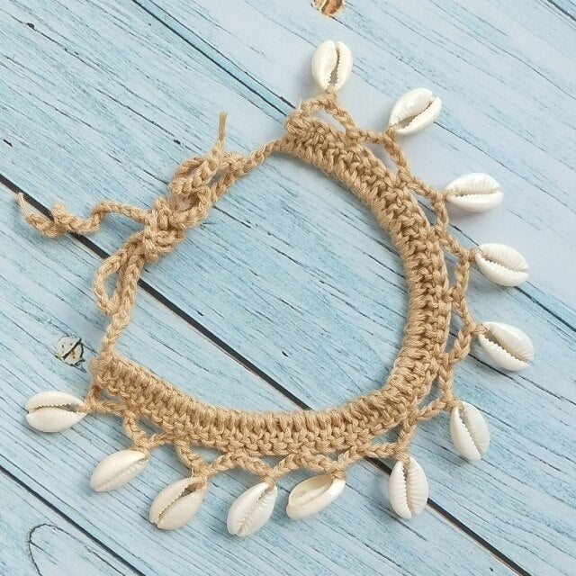 Buy 2 Get 20% Off Summer Women Simple Seashell Anklet Chain Crochet Bohemian Foot Jewelry Beach Anklets On Foot Bracelets daiiibabyyy