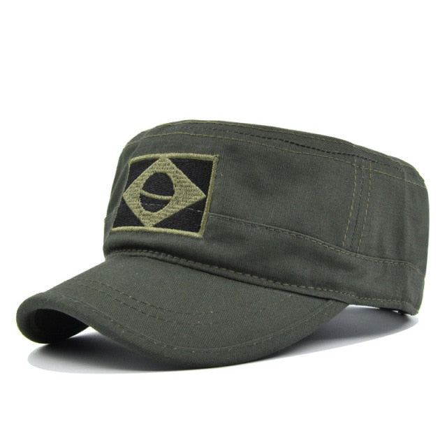 Army Camouflage Male Baseball Cap Men Embroidered Brazil Flag  Caps Outdoor Sports Tactical Dad Hat Casual Hunting Hats daiiibabyyy