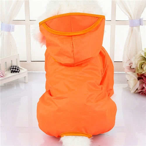 Brand Hooded Pet Dog Raincoats Waterproof Clothes For Small Dogs Chihuahua Yorkie Dog Raincoat Poncho Puppy Rain Jacket XS-XXL daiiibabyyy