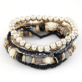 Bohemian Charm Beads Wrap Bracelets & Bangles for Women Boho Flower Leaf Tassel Bracelet Multilayer Bracelet Femme 2020 New daiiibabyyy