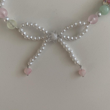 Daiiibabyyy Fashion Candy Colors Sweet Crystal Statement Necklace For Women New Choker Collares
