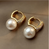 New earrings 2021 tide simple female senior sense niche small French net red earrings small earrings Elegant Prevent Allergy
