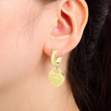New Style Stainless Steel Fashion Jewelry Heart-Shaped Pendant Earrings Love Earrings For Women's Party Wedding Gifts