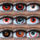 Daiiibabyyy    Bloody Halloween Contacts 1 Yearly Lenses