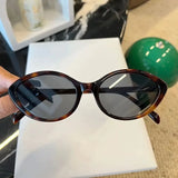 Daiiibabyyy  Fashion Vintage Cat Eye Sunglasses Luxury Brand Designer Shades Leopard Frame Sun Glasses Women Eyewear UV400