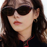 Daiiibabyyy  Fashion Vintage Cat Eye Sunglasses Luxury Brand Designer Shades Leopard Frame Sun Glasses Women Eyewear UV400