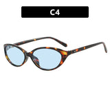 Daiiibabyyy  Fashion Vintage Cat Eye Sunglasses Luxury Brand Designer Shades Leopard Frame Sun Glasses Women Eyewear UV400