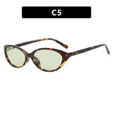 Daiiibabyyy  Fashion Vintage Cat Eye Sunglasses Luxury Brand Designer Shades Leopard Frame Sun Glasses Women Eyewear UV400