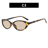 Daiiibabyyy  Fashion Vintage Cat Eye Sunglasses Luxury Brand Designer Shades Leopard Frame Sun Glasses Women Eyewear UV400