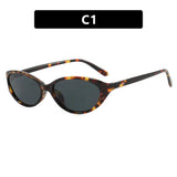 Daiiibabyyy  Fashion Vintage Cat Eye Sunglasses Luxury Brand Designer Shades Leopard Frame Sun Glasses Women Eyewear UV400
