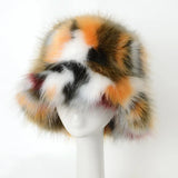 Daiiibabyyy  Women Winter Plush Thicken faux fur bucket hat curly fur Cold-proof Fisherman Hat Girls Fluffy Warm Fur Bucket Caps Panama Cap