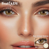 Daiiibabyyy  FRESH LADY Sun Kissed Lenses | 14mm-14.2mm | 1-Year Wear