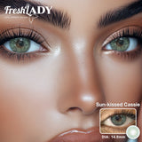 Daiiibabyyy  FRESH LADY Sun Kissed Lenses | 14mm-14.2mm | 1-Year Wear