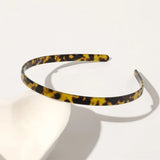 Daiiibabyyy  Vintage Hair Band Women Bezel Elegant Colorful Korean Acetate Headbands for Hair Woman Hair Hoop Bezel for Hair Hair Accessories