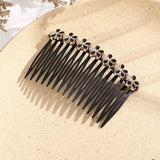 Daiiibabyyy  Haimeikang Fashion Ponytail Clip Hair Combs Women Rhinestone Pearl Barrettes New Hair Maker Bun Hair Accessories Hairpins