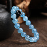 DAIIIBABYYY  -  Fashion Aquamarines Bracelets for Women Single Circle Crystal Bracelet Jewelry Romantic Casual Crystal Yoga Bracelet Drop Ship