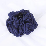 DAIIIBABYYY  -  New Fabric Big Camellia Flower Hair Claw Clips Barrettes Women Girls 11CM Plastic Ponytail Holder Hair Clamps Hair Accessories