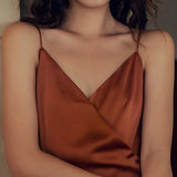 Daiiibabyyy Sexy Sling v-Neck Long Dress Summer A-Line Backless Back Cross Bow-knot Satin Women Party Club Bar Dress New