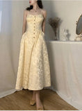 DAIIIBABYYY  -  French Lazy Long Skirt Dress 2025 New Popular High-End Dress Suspender Dress Ins Skirt Dress suit