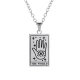 DAIIIBABYYY  -  Tarot Brand Pendant Stainless Steel Necklace Men's And Women's Fashionable Retro Anniversary Jewelry Gift New 2024