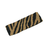 Daiiibabyyy Vintage Zebra Pattern Knitted Hair Band Street Elastic Yoga Sports Headband Narrow Wool Hair Band Unisex  Adult  Headbands