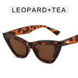 DAIIIBABYYY  -  Vintage Cat Eye Sunglasses Women Fashion Luxury Sexy Small Frame UV400 Leopard Sun Shades Glasses Female Oculos De Sol Feminino