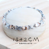 Daiiibabyyy Fine 925 Sterling Silver Bridal Jewelry Sets Costume Ladies Wedding Pendant Necklace Set For Women Stone Bracelets Earrings Ring