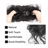 Daiiibabyyy  Synthetic Hair Bun Chignon Messy Curly Hair Band Elastic Scrunchy False Hair Pieces For Women Hairpins Black Brown